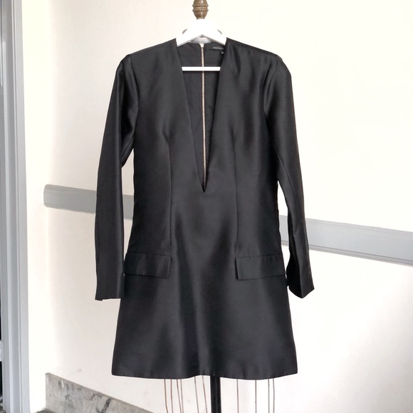 Endless Rose Make Me Stay Deep V-Neck Dress - Picture 4 of 6